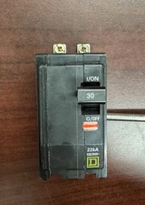 QOB230VH 2Pole 30Amps 120/240Volt 22K AIC Bolt-On NEW Square D Circuit Breaker