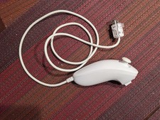 Nintendo Wii Nunchuck Controller RVL-004 White OEM - Tested