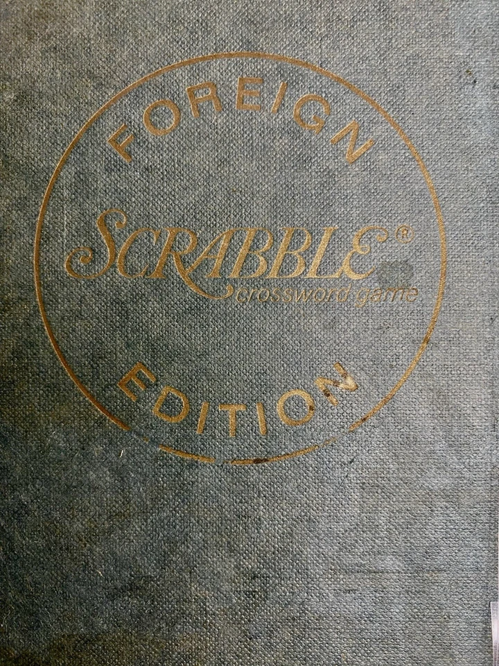 Vintage Scrabble Foreign Edition Spanish 1960s Board Word Game EUC - Image 2 of 4