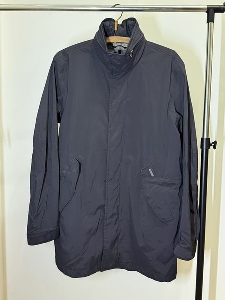 Men Woolrich Windbreaker Navy Cordura 40