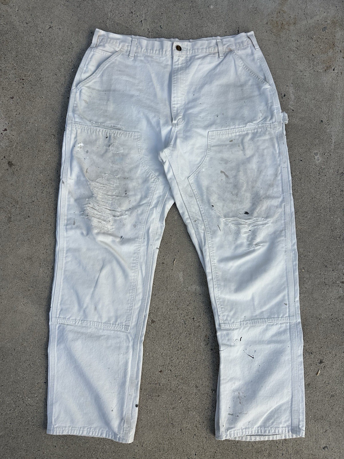 Vintage Carhartt Double Knee Front Painter Pants USA … - Gem