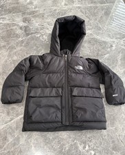 The North Face Kids 2 North Down Fleece-Lined Jacket Black 600-Fill Down