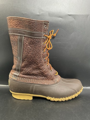 L.L. Bean Todd Snyder X Duck Stiefel Braun Leder & Gummi Herren Größe 9 M - Bild 2 von 24