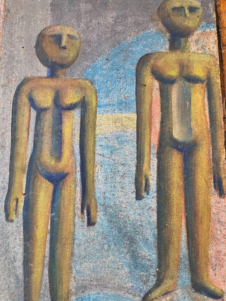 Tableau cubiste style picasso dessin - Photo 4/4