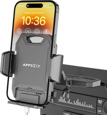 Sturdy CD Slot Phone Mount with One Hand Operation Design, Hands-Free Car Phone