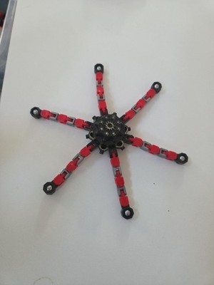 Deformable Fingertip Spin Top Fidget Spinner Transformable Gyro Robot
