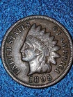 1895 Indian Head Cent Penny, Good
