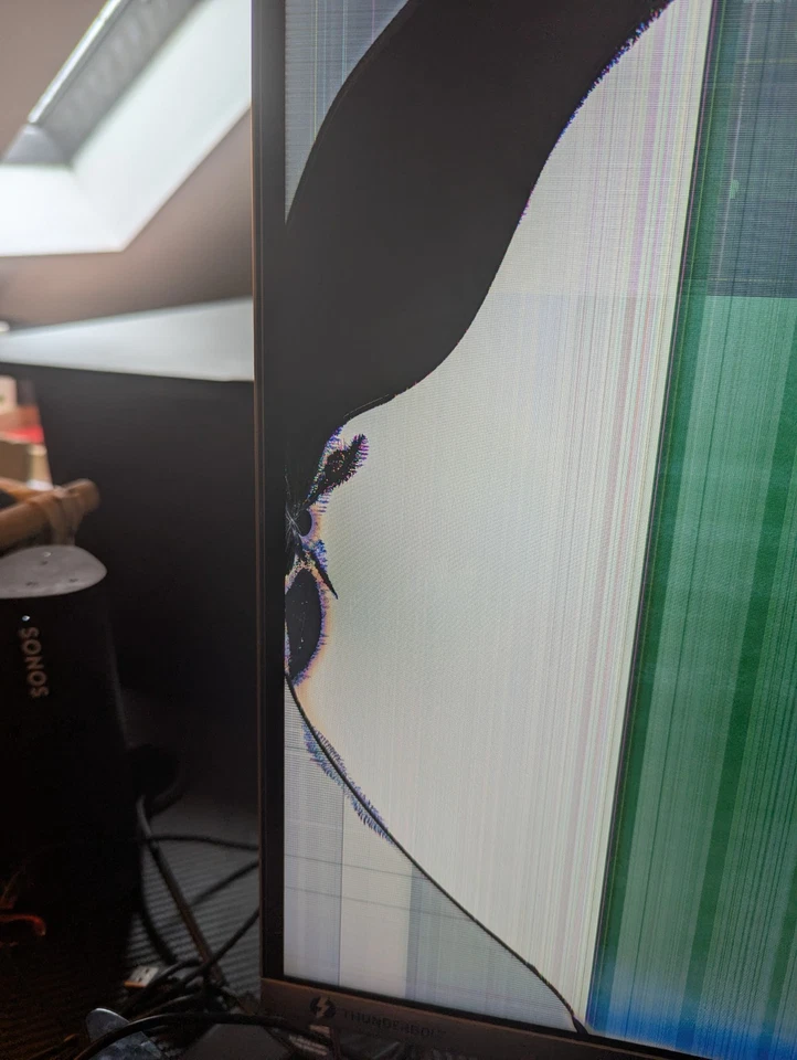 Samsung LC34J791WTUXEN 34" Curved Ultra Wide LED Monitor ***READ DESCRIPTION*** - Image 3 of 4