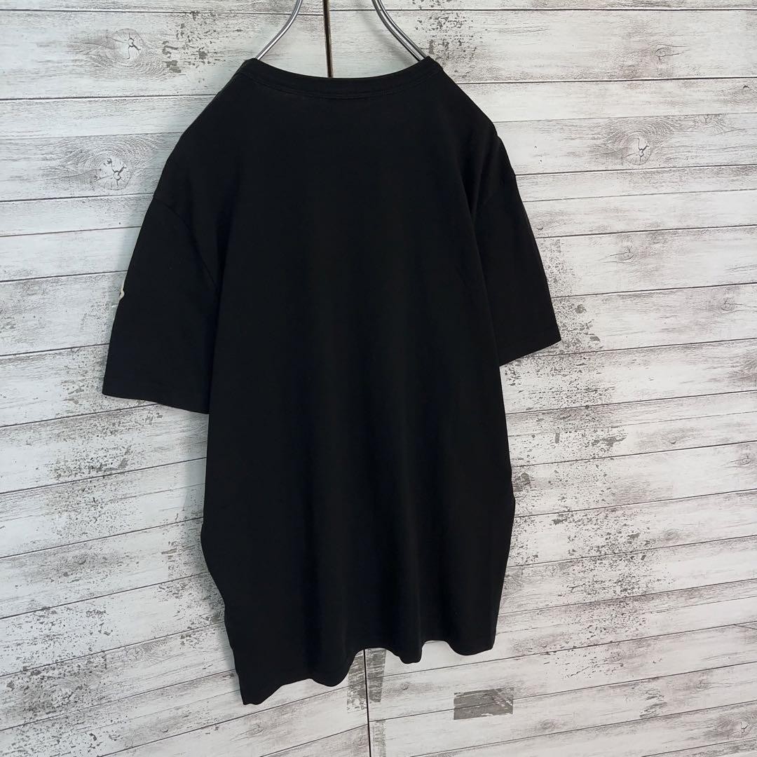 Moncler Men Top 10721 L Size Color T-Shirt With Patch Black