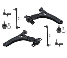 Front Lower Ball Joint & Control Arms 8 Pcs Kit For Ford Transit Connect 10-13