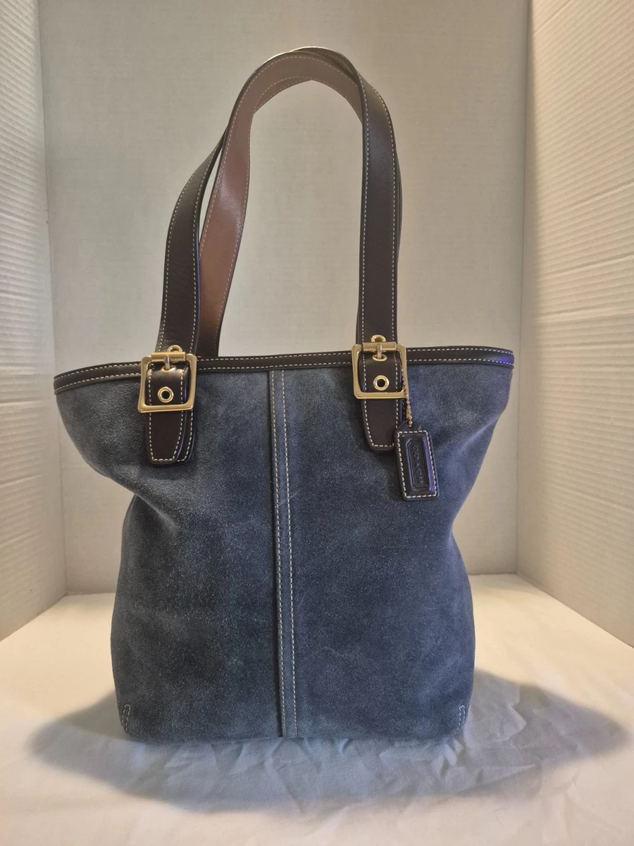 Coach Hampton Suede Exterior Tote Bags & Handbags for Women for