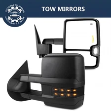 Power Heated Tow Mirrors for 1999- 2002 Chevy Silverado Sierra 1500 2500 Signal