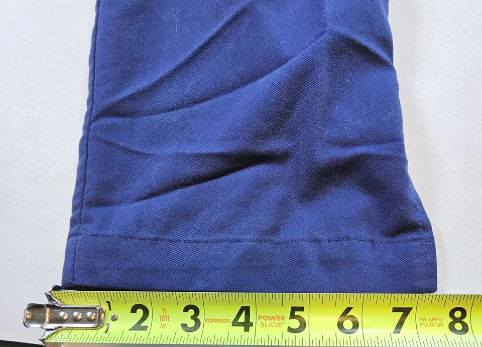 Grey’s Anatomy - Calça esfoliante Barco azul marinho cordão perna reta médica XXS usada - Imagem 4 de 4