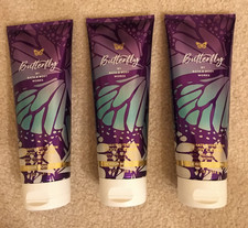 NEW Lot of 3 Bath  Body Works Butterfly Ultimate Hydration Body Cream 8 oz ea