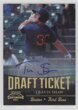 2011 Playoff Contenders Draft Tickets Signatures Travis Shaw #DT34 Auto 0f6