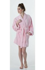 TURKISH TERRY-16 OZ. SHORT SPA ROBE