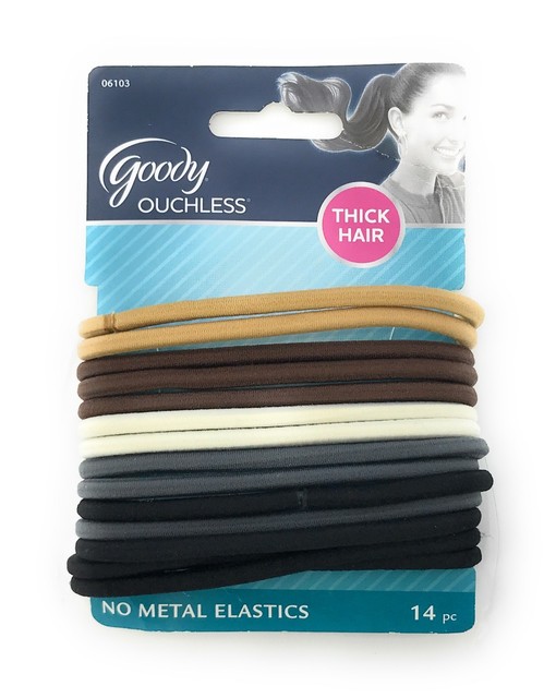 Goody 51ct Thin Brown Ouchless Elastics Jl For Sale Online Ebay