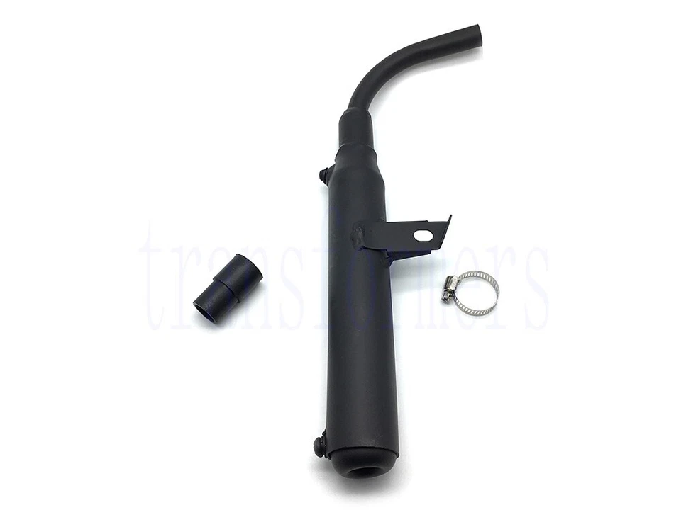 Yamaha PW50 PY50 Muffler Exhaust Pipe+Rubber Seal+Clamp Motorcycle Parts Peewee - Image 2 of 4