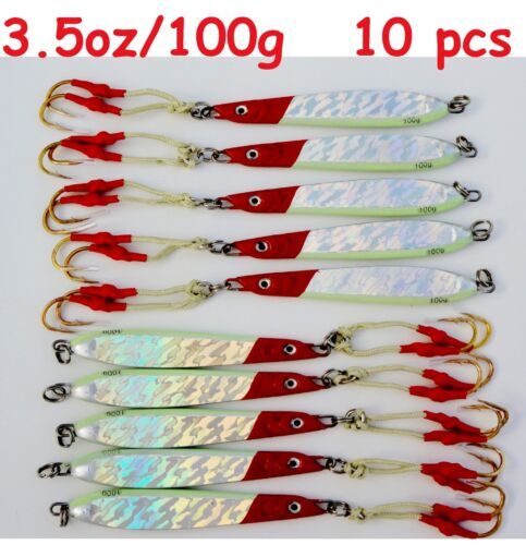 4 PACK SALTWATER FISHING LURE BAG TUNA,MARLIN,DOLPHIN,DORADO,MAHI LURES LOT  4pc