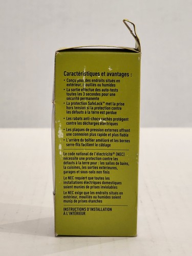 Legrand 1597TRWRGRYCCDD4 grau 125V 15A witterungsbeständige Selbsttest-GFCI Steckdose - Bild 11 von 14