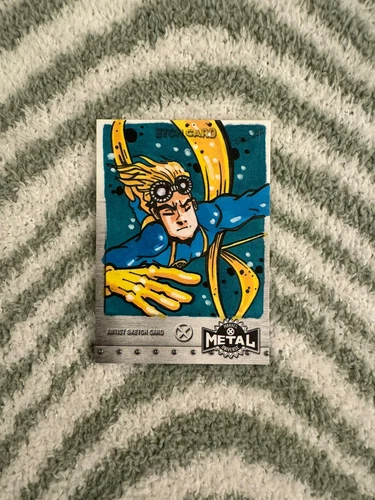 2020 Upper Deck Marvel X-Men Metal Universe Etch Card The Sok! Cannonball