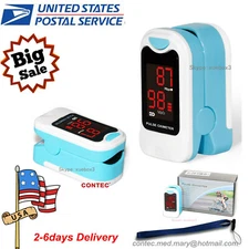 New Finger tip Pulse Oximeter,Blood Oxygen SpO2,PR Monitor,CONTEC-USA Sell