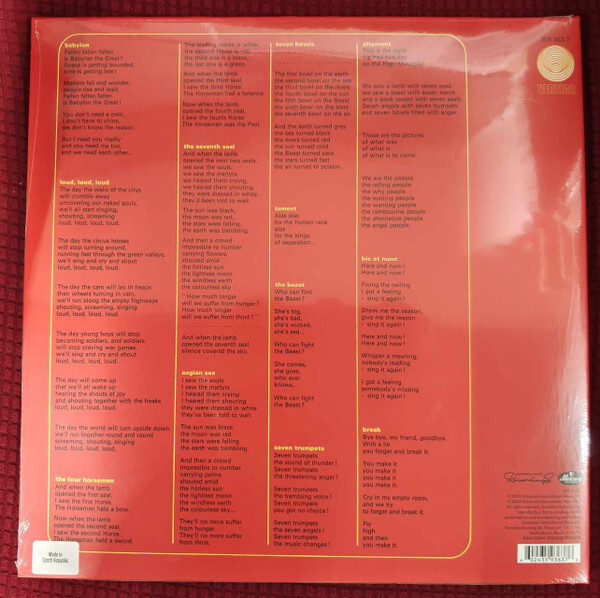 Aphrodite's Child–666 (The Apocalypse Of John 13/18 - 2LP