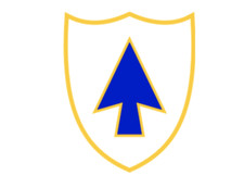 4" 26th infantry dui army bumper sticker decal usa made