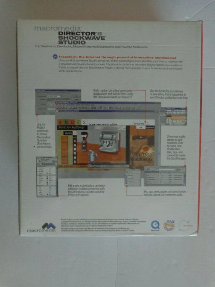 Macromedia Director 8 Shockwave Studio For Windows - Image 2 of 4
