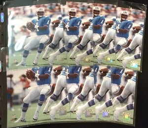 Warren-Moon-Lot-of-8-Houston-Oilers-8x10-Photofile-Officially-Licensed-Photos