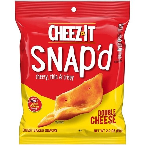 Cheez-It Snap'D Double Cheese Pouch 2,2 Oz (6 Beutel) - Bild 2 von 5