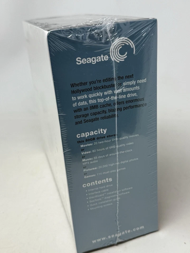 Seagate Barracuda 7200.7 80GB 7200RPM 3.5" IDE ATA100 2MB Cache HDD Hard Drive - Image 4 of 4