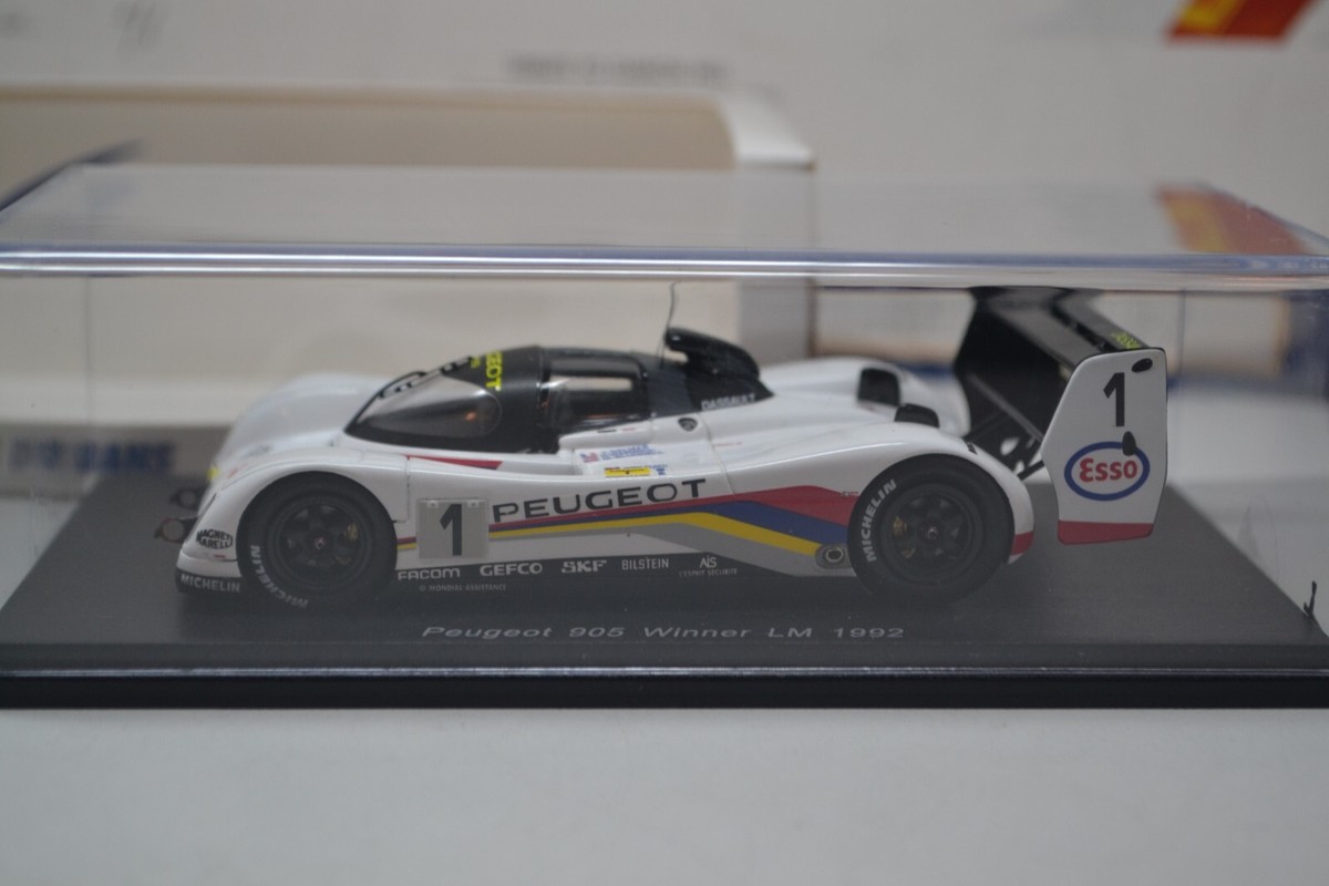 Peugeot 905 n°1 Winner LM 1992 ミニカー Speed 1/43 - Peugeot 905 N°1 Winner Le Mans 1992 | eBay