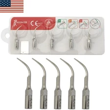 5Pcs Woodpecker Piezo Tips P1 Slim Perio fit Dental Ultrasonic EMS UDS Scaler
