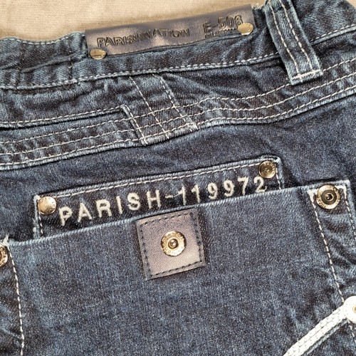 Parish Nation E-506 Vintage Y2K Blue Jeans Mens Size 40 x 30 - Picture 16 of 17