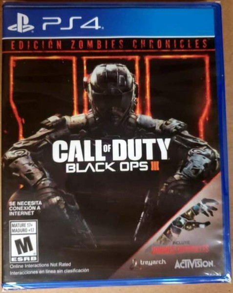 Call Of Duty Zombie Chronicles Ps4 Call Of Duty Black Ops 3 Zombies - Ps4 For Sale Online | Ebay