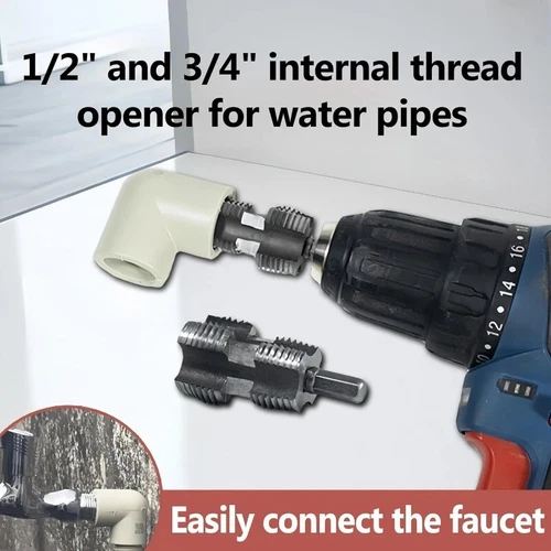 7Pcs PVC Thread Maker Tool NPT Die Set Pipe Round Threader 1/2" 3/4" 1" C88 - Picture 5 of 15