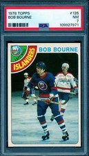 Bob Bourne Card 1978-79 Topps #126 PSA 7