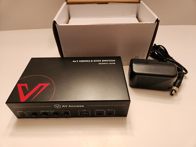 AV Access 4X1 HDMI 2.0 KVM Switch
