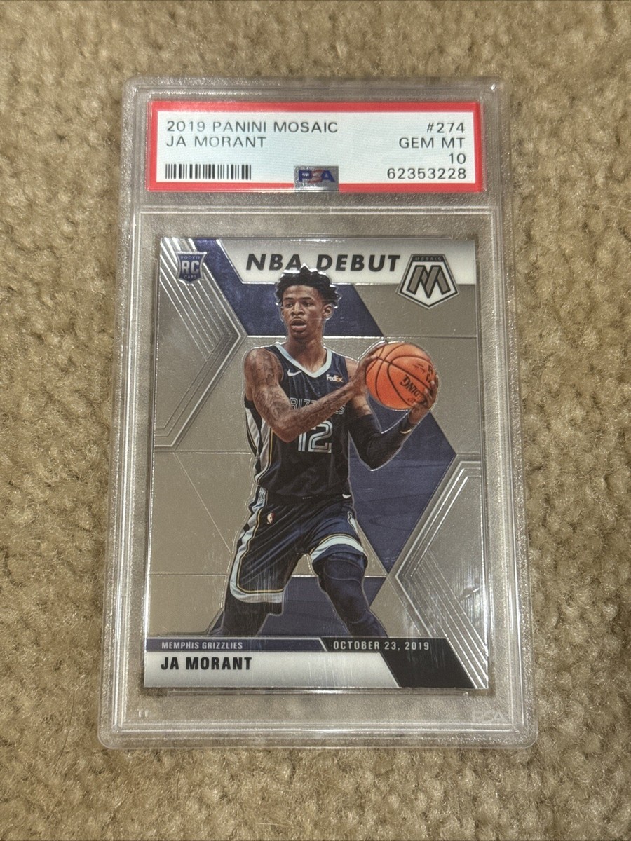 2019 Panini Mosaic - Ja Morant - NBA Debut Rookie Card #274