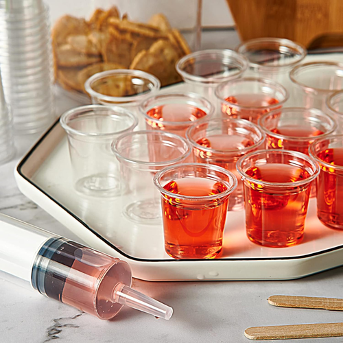 1000 PACK 1 Oz Plastic Shot Glasses, 1 Ounce Clear Disposable Party Cups for Vod - Picture 4 of 12