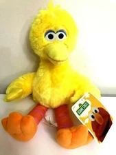 Large 15'' Sesame Street Big Bird Yellow Plush Toy. Soft  New.