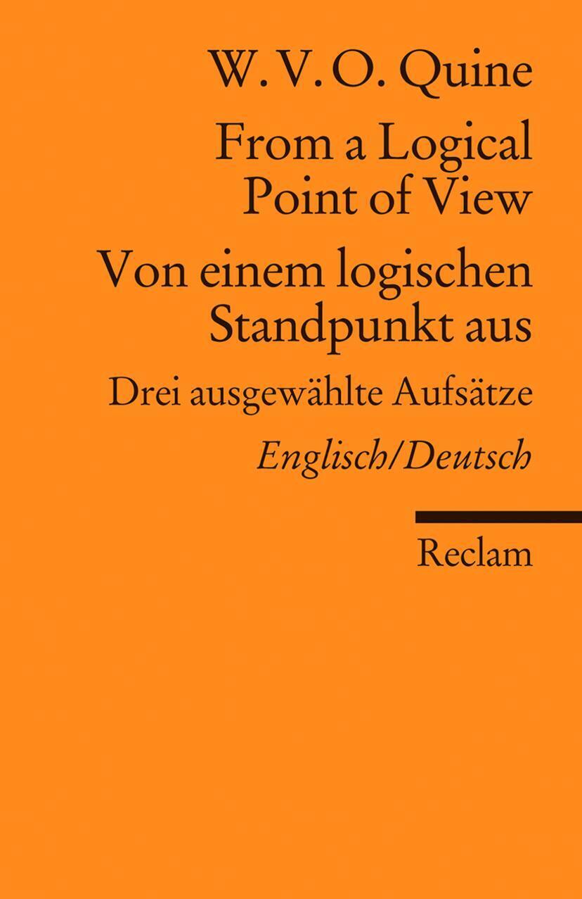 Thumbnail - From A Logical Point Of View / Von Einem Logischen Standpunkt Aus W.