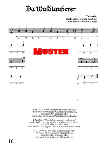 Steirische Harmonika Griffschrift Leichte Lieder für Steirische Harmonika Band 1 - Picture 6 of 7