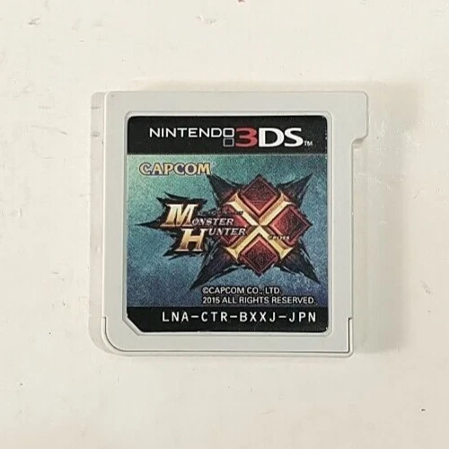 Monster Hunter X (Nintendo 3DS, 2015) Japan Import