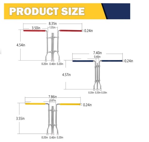 3 Pack Hydraulic Seal Installation Tools - Hydraulic Cylinder Piston Repair S... - Picture 8 of 9