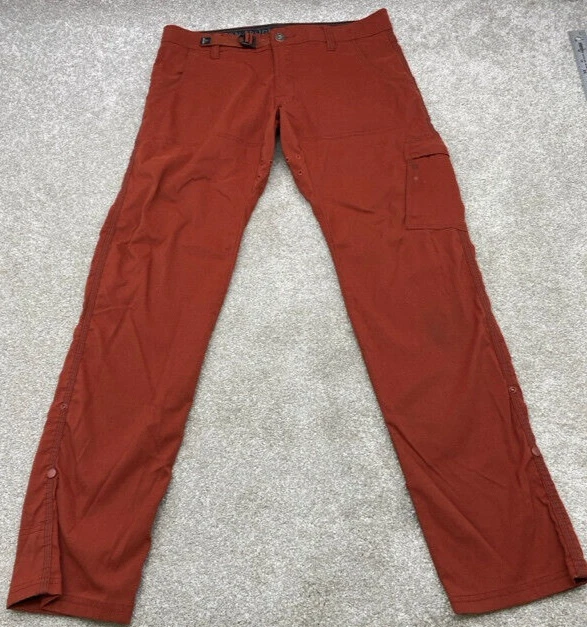 prana cargo pocket straight leg stretch pants