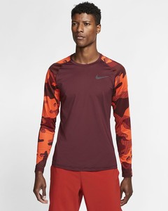 nike pro camo long sleeve t shirt mens