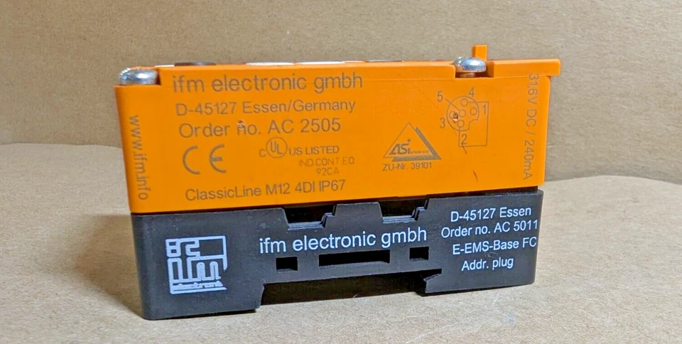 IFM AC2505 AS-Interface ClassicLine module, 4 PNP Inputs, M12, 24VDC - Image 2 of 4