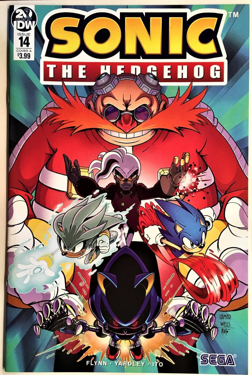 SONIC The HEDGEHOG Comic Book IDW #14-A February 2019 Bagged